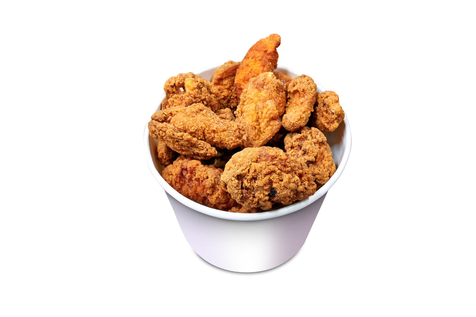 Balde de frango frito para delivery